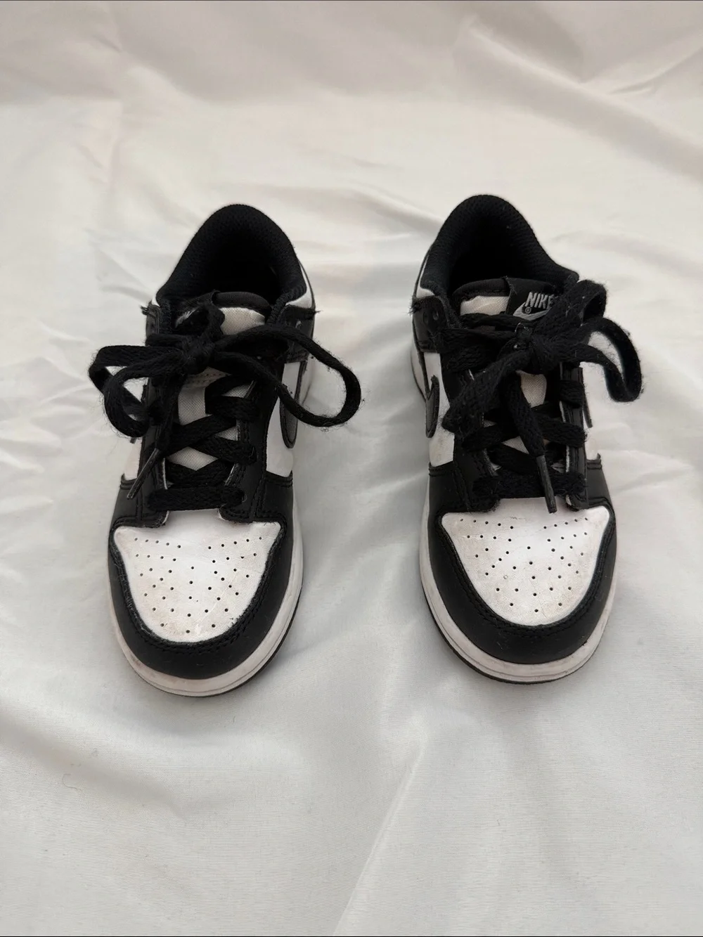 Nike Kids Dunk Black and White Low-Top Sneakers